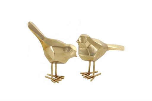 Golden Bird Sculptures