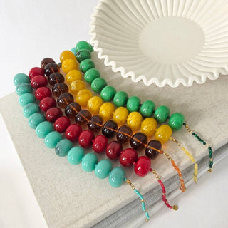 Bella Beaded Necklace WATERPROO Teal