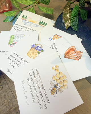 Scripture Card Water Color Workshop - Sat. July 25th, 11am & 2pm