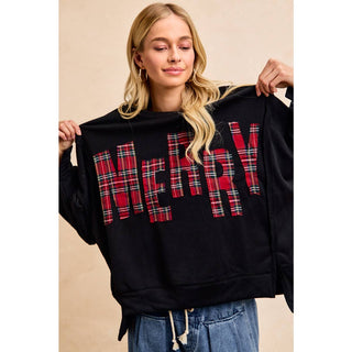 Plaid Christmas Sweatshirt