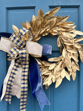 Gold Bay Leaf Wreath