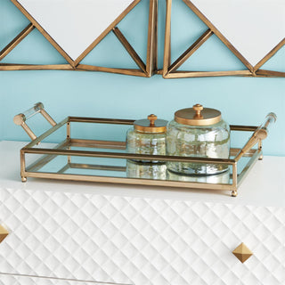 Gold Mirror Tray
