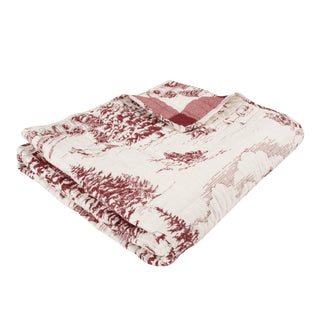 Winter Sleigh Ride Quilted Throw