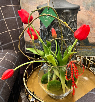 Galentine's Tulips in Glass