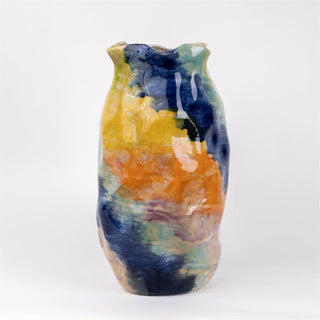 Large Painted Vase