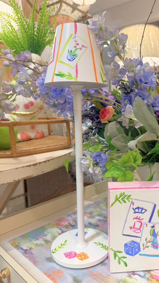 Mahjong Lamp Painting Workshop - Thu. July 30th, 12pm