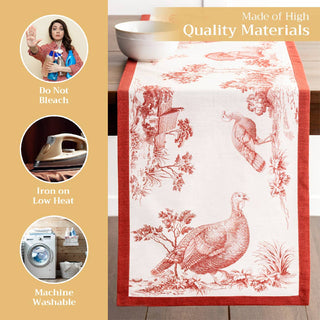 72" Turkey Table Runner