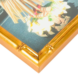 12x12 Gold Bamboo Frame