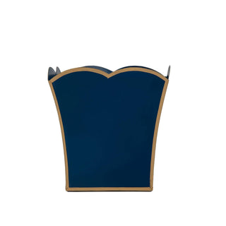 6" Square Cachepot Planter Blue