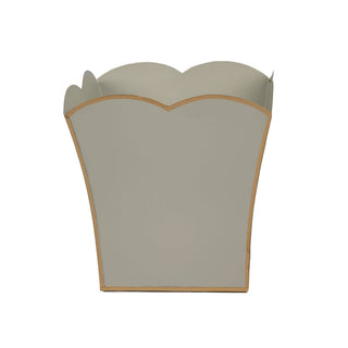 6" Square Cachepot Planter Taupe