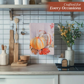 Kitchen Towels Cotton S/3 Potiron
