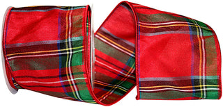 Alford Plaid Ribbon 4" W