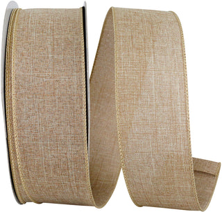 Natural Linen Ribbon 2.5" W 50Yd