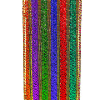 2.5" Jewel Stripe Ribbon W