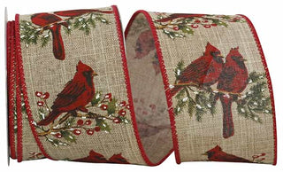 Cardinal Linen Ribbon
