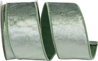2.5" Celadon Velvet Ribbon