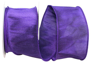 Purple Dupioni Ribbon 2.5"