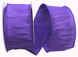 2.5" Dupioni Ribbon Purple