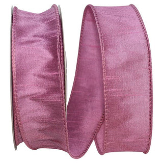 Mauve Dupioni Ribbon 1.5"