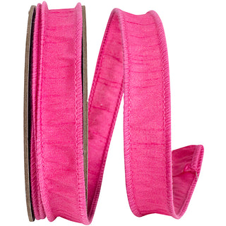 Pink Dupioni Ribbon 7/8"