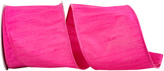 Pink Dupioni Ribbon 4"