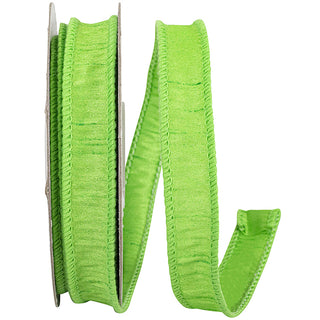 Lime Dupioni Ribbon 7/8"