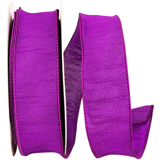 Plum Dupioni Ribbon