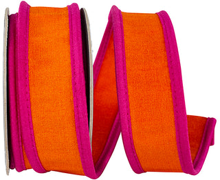 Orange Fuchsia Ribbon 1.5"