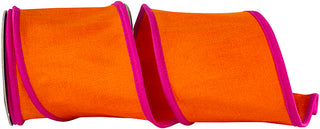 Orange Fuchsia Ribbon 4"