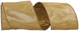 4" Gold Metallic Ribbon