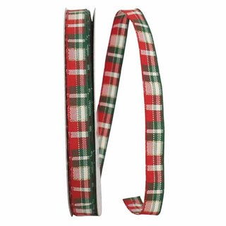 3/8" Traditional Plaid Ribbon