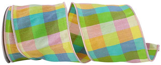 Summer Time Check Ribbon