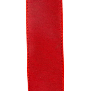 Diagonal Red Plaid Ribbon 2.5" W