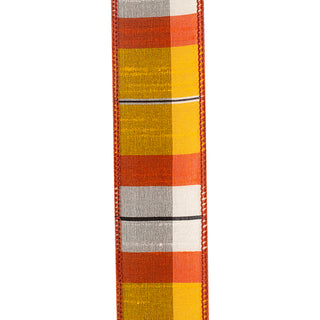Tierra Dupioni Plaid Ribbon 1.5" 10 Yds W