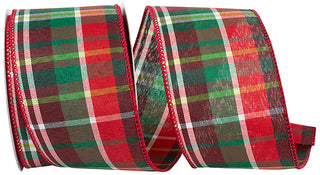 2.5" Grand Plaid Christmas Ribbon