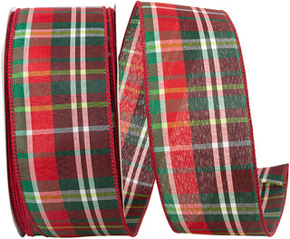2.5" Grand Plaid Christmas Ribbon