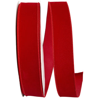 Red Velvet Outdoor Ribbon 1.5"x50