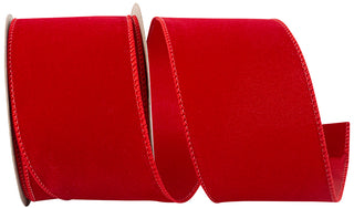 Red Outdoor Velvet Ribbon 2.5"