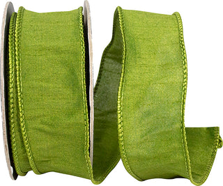 1.5" Moss Dupioni Ribbon