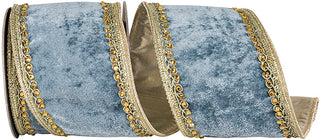 Velvet Deluxe Ribbon French Blue