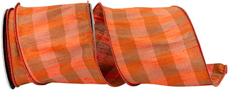 4" Sienna Sunset Plaid Ribbon