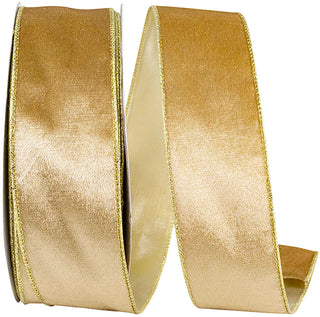 Velvet Gold Metallic Ribbon