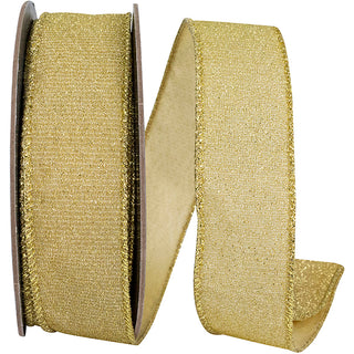 1.5" Gold Glitter Ribbon