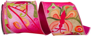 Butterfly Dupioni Ribbons 4"