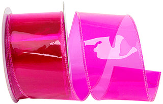 Fuchsia Jelly Vinyl Ribbon 2.5"