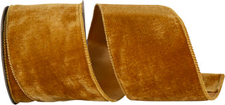 4" Caramel Velvet Ribbon