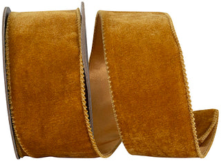 Caramel Velvet Ribbon 2.5"