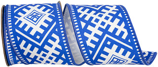 Geometric Chinoiserie Ribbon