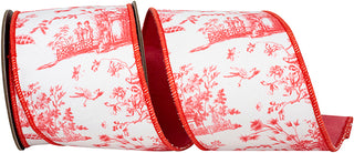 Coral Asian Vista Ribbon