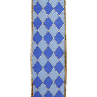 Blue Diamond Ribbon 1.5"